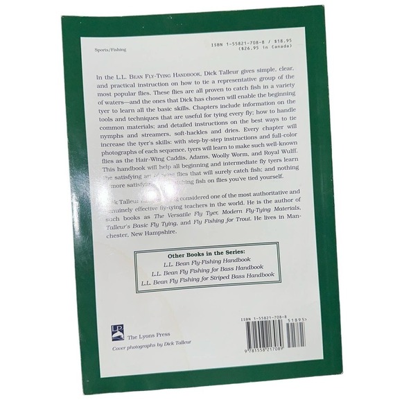 Vintage 1998 LL Bean Fly-Tying Handbook Dick Talleur Lyons Press - Picture 2 of 5